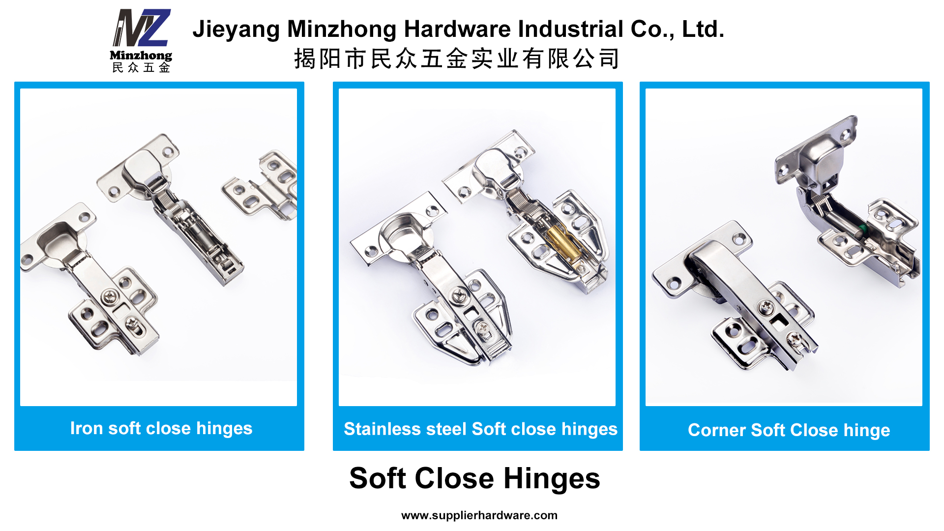 Soft close hinge